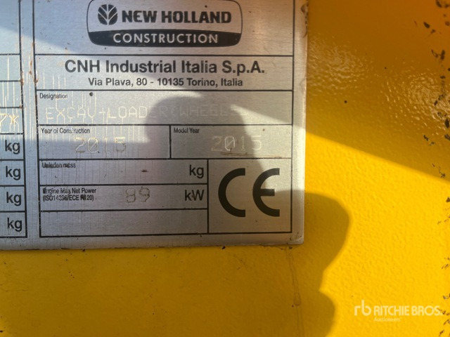 2015 New Holland B115C 4x4x4 Backhoe Loader - Backhoe loader: picture 3 2015 New Holland B115C 4x4x4 Backhoe Loader - Backhoe loader: picture 3