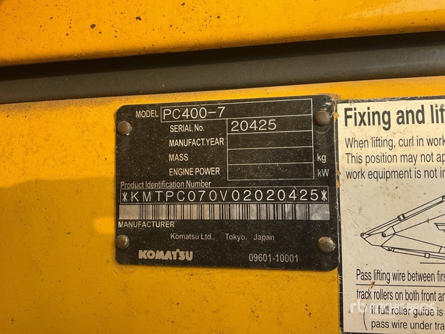2010 Komatsu PC400-7 Tracked Excavator - Crawler excavator: picture 2 2010 Komatsu PC400-7 Tracked Excavator - Crawler excavator: picture 2