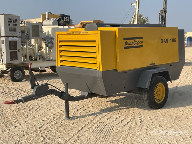 2011 Atlas Copco XAS186DD Mobile Air Compressor - Air compressor: picture 1 2011 Atlas Copco XAS186DD Mobile Air Compressor - Air compressor: picture 1