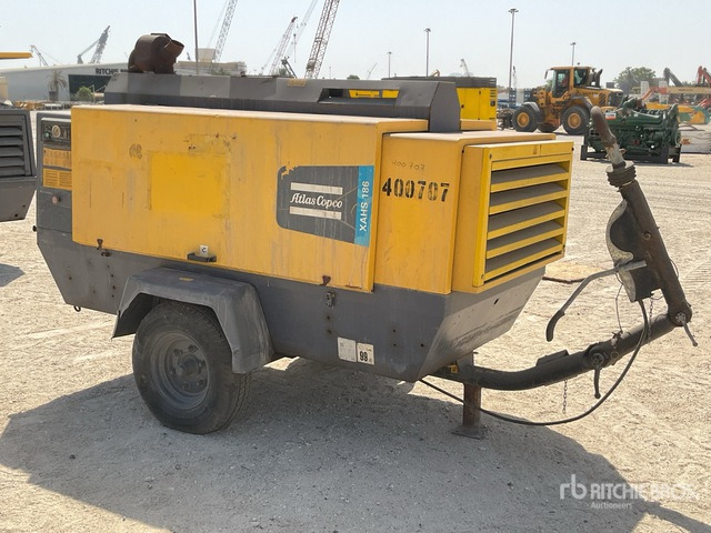 2018 Atlas Copco XAHS186 Mobile (Inoperable) Air Compressor - Air compressor: picture 1 2018 Atlas Copco XAHS186 Mobile (Inoperable) Air Compressor - Air compressor: picture 1