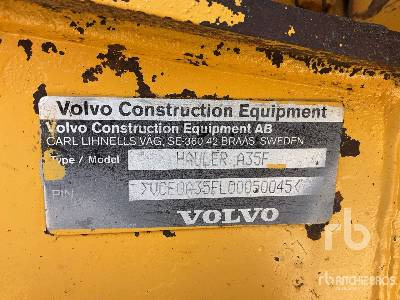 VOLVO A35F - Articulated dumper: picture 5 VOLVO A35F - Articulated dumper: picture 5