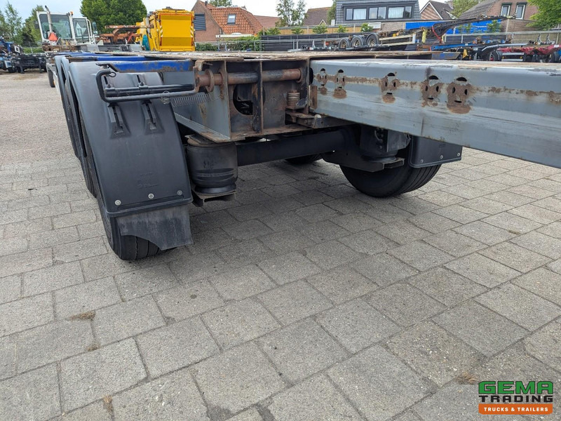 Container transporter/ Swap body semi-trailer Krone SDC 27 3-Assen SAF - Lift as - Schijfremmen - Achterschuiver - 20 2x20FT/30/40FT: picture 14