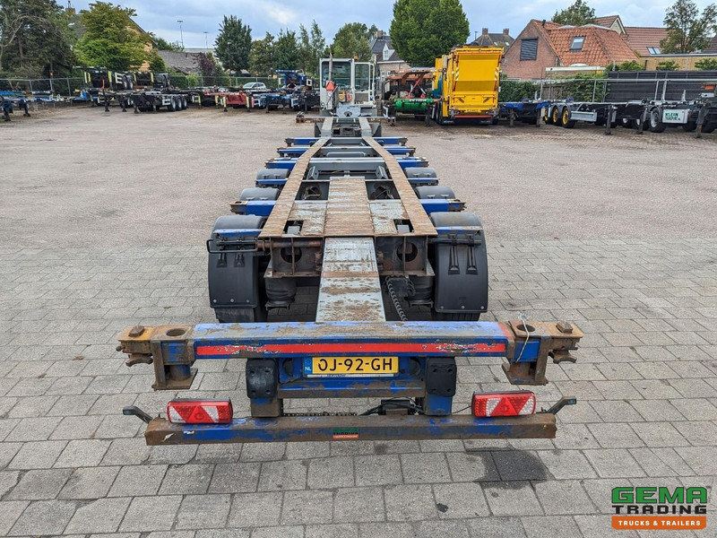 Container transporter/ Swap body semi-trailer Krone SDC 27 3-Assen SAF - Lift as - Schijfremmen - Achterschuiver - 20 2x20FT/30/40FT: picture 9