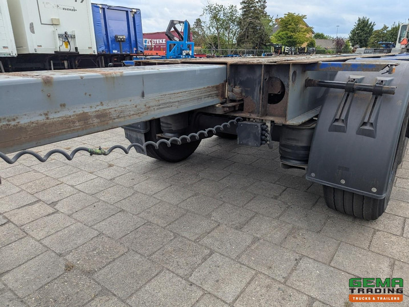 Container transporter/ Swap body semi-trailer Krone SDC 27 3-Assen SAF - Lift as - Schijfremmen - Achterschuiver - 20 2x20FT/30/40FT: picture 15