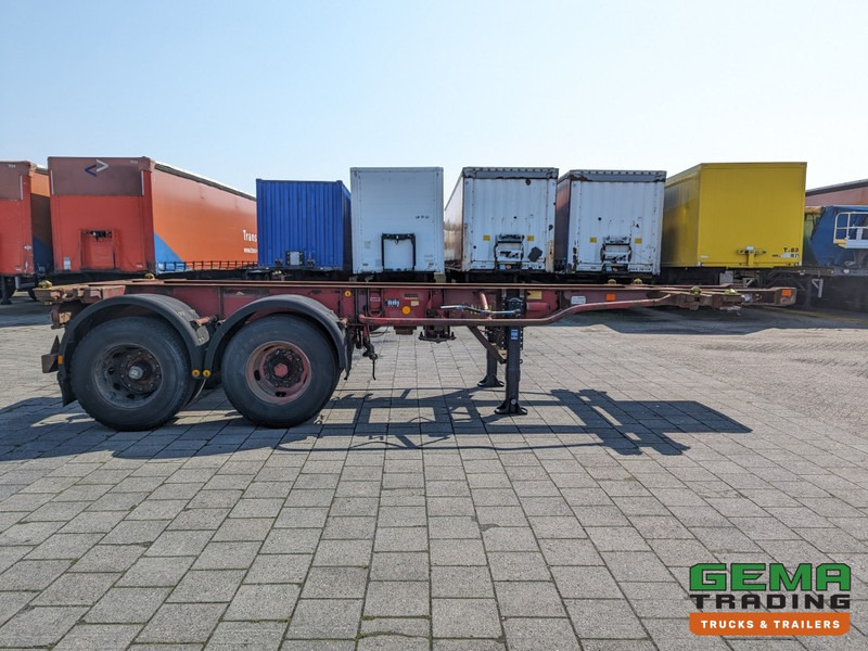 Container transporter/ Swap body semi-trailer Krone SZC 20FT 2-Assen ROR - STEEL Suspension - DOUBLE tires - DrumBrakes  (O1869): picture 12