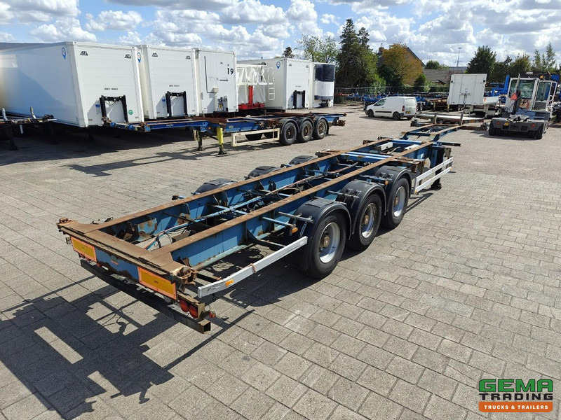 Pacton T3-007 3-Assen SAF - Trommelremmen - Lift As - Vast - Alle Aansluitingen - 4700KG - Container transporter/ Swap body semi-trailer: picture 1 Pacton T3-007 3-Assen SAF - Trommelremmen - Lift As - Vast - Alle Aansluitingen - 4700KG - Container transporter/ Swap body semi-trailer: picture 1