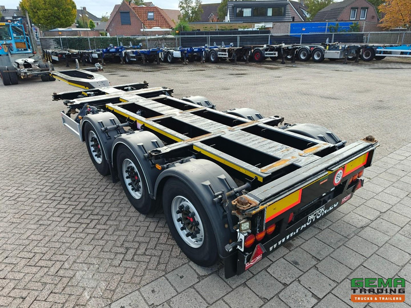 Pacton TXC343 3-Assen SAF - Schijfremmen - LiftAs - VasteKop - Alle Aansluitingen - 4740KG - Container transporter/ Swap body semi-trailer: picture 2 Pacton TXC343 3-Assen SAF - Schijfremmen - LiftAs - VasteKop - Alle Aansluitingen - 4740KG - Container transporter/ Swap body semi-trailer: picture 2