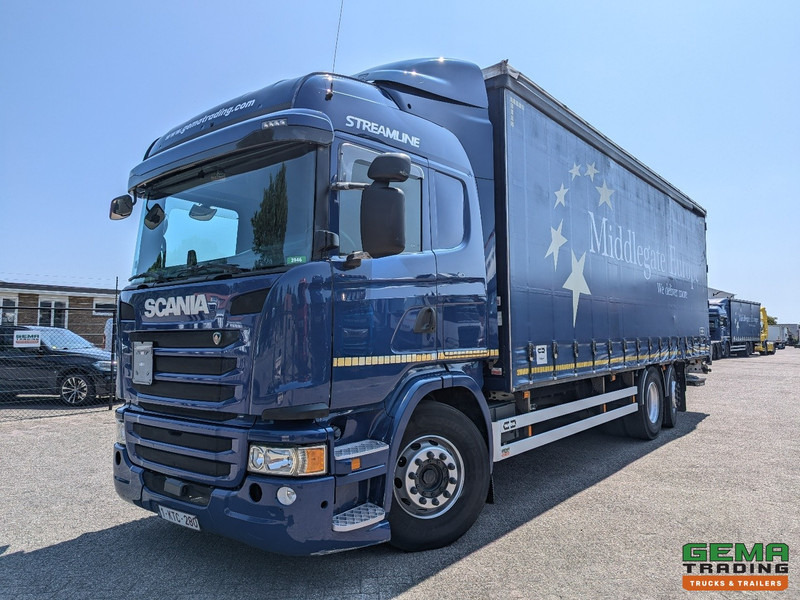 Scania G360 6x2/4 Streamline Euro6 - Retarder - Schuifzeilenbak 8.2M + Laadklep 1500kg - Smart Tacho V2 - Curtainsider truck: picture 1 Scania G360 6x2/4 Streamline Euro6 - Retarder - Schuifzeilenbak 8.2M + Laadklep 1500kg - Smart Tacho V2 - Curtainsider truck: picture 1