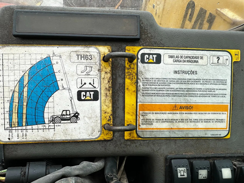 Telescopic handler Caterpillar TH63 4X4X4 Telehandler: picture 11 Telescopic handler Caterpillar TH63 4X4X4 Telehandler: picture 11