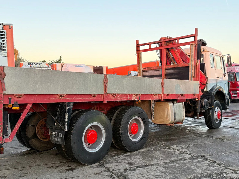Dropside/ Flatbed truck, Crane truck Mercedes-Benz SK 2635 V8 6X6 Chassis Spring/spring ZF Man Gear OM442: picture 19