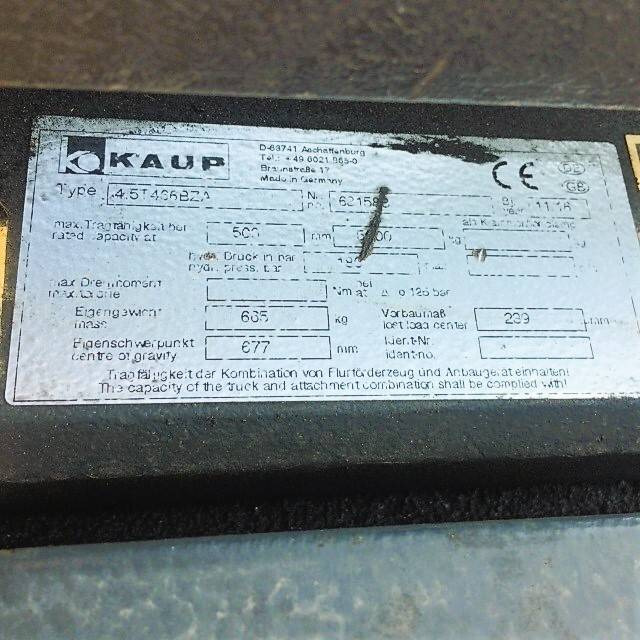 Kaup Fork positioner with separate sideshift - Attachment: picture 1 Kaup Fork positioner with separate sideshift - Attachment: picture 1