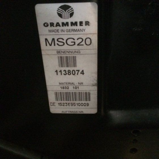 Seat for Material handling equipment Grammer MSG20 Seat: picture 6