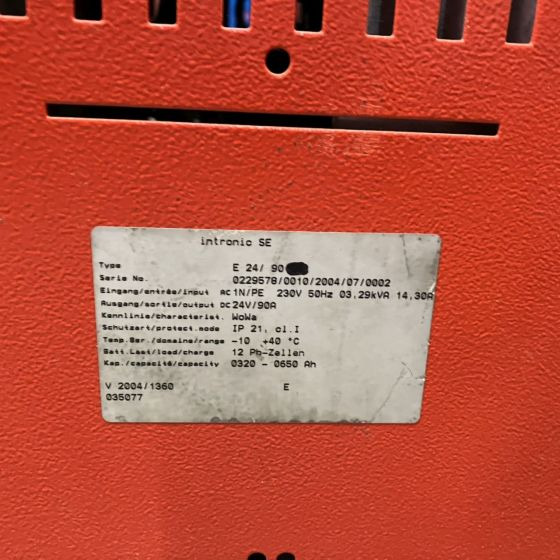 Hawker 24V/90A - Electrical system for Material handling equipment: picture 4 Hawker 24V/90A - Electrical system for Material handling equipment: picture 4