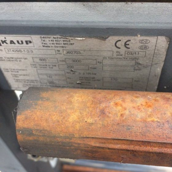Kaup Triple Pallet Handler - Forks for Material handling equipment: picture 1 Kaup Triple Pallet Handler - Forks for Material handling equipment: picture 1