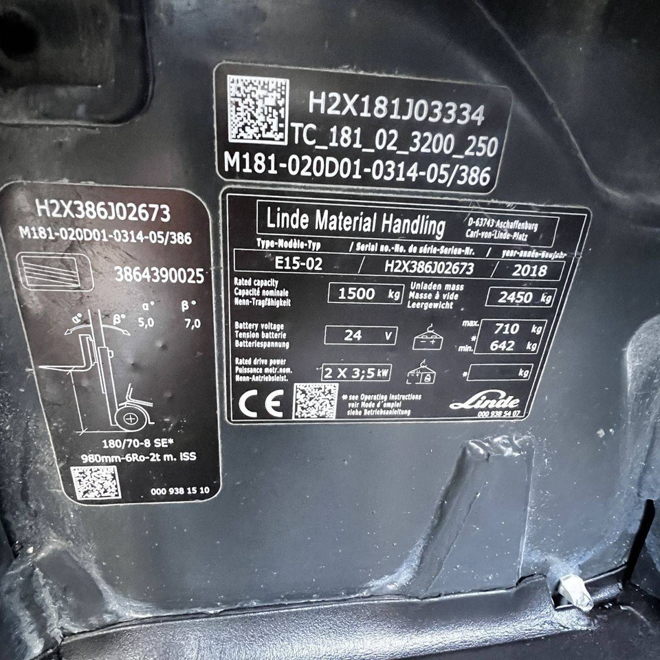 Linde E15 (386-02) EVO on lease Linde E15 (386-02) EVO: picture 18