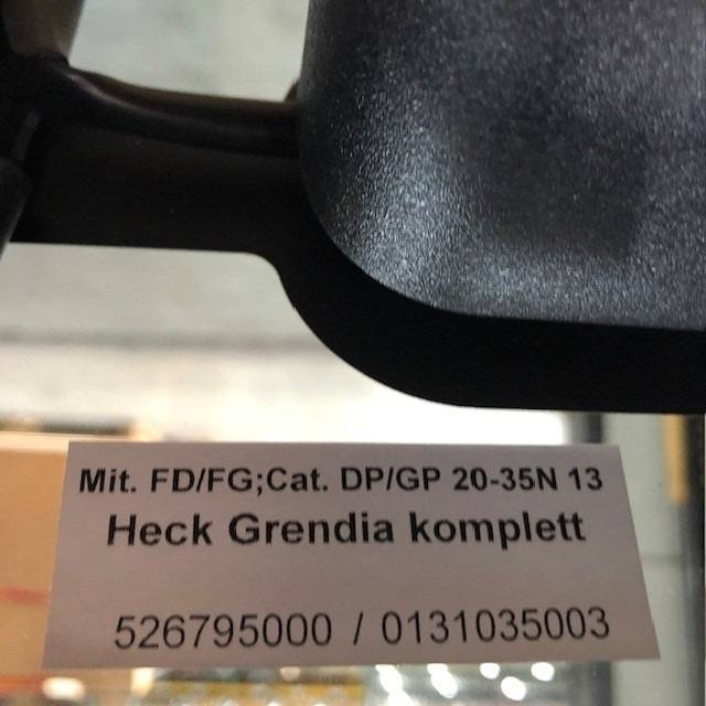 Rear Grendia complete - Window and parts for Material handling equipment: picture 3 Rear Grendia complete - Window and parts for Material handling equipment: picture 3