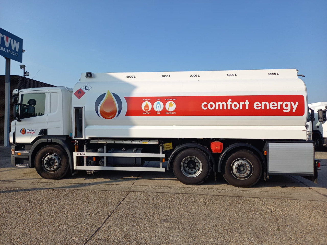 Tank truck for transportation of fuel SCANIA PRT, P310, P380 (lot of 3): picture 14