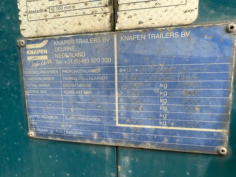 Knapen Trailers K100 92m3 Cargo Floor 10MM BPW - Walking floor semi-trailer: picture 5 Knapen Trailers K100 92m3 Cargo Floor 10MM BPW - Walking floor semi-trailer: picture 5
