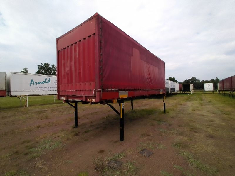 Curtainside swap body Krone Wechselpritsche mit Bordwänden und Plane, BDF-System, 7.450 mm lang.: picture 9