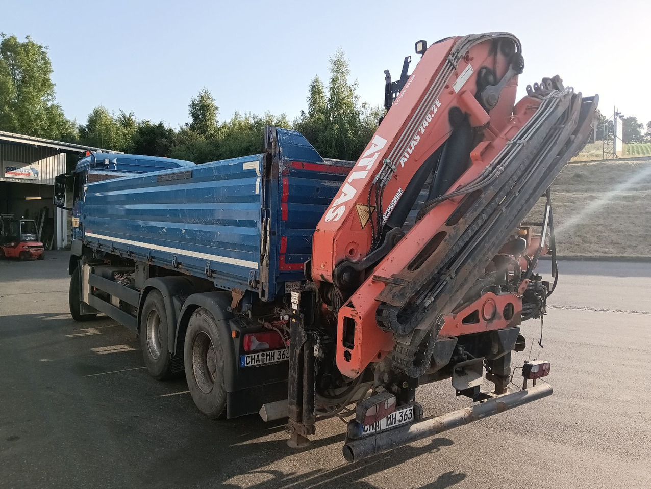 MAN TGS 26:480 6x4 EURO5 ATLAS 240.2E-A4 3-S-Kipper - Tipper, Crane truck: picture 2 MAN TGS 26:480 6x4 EURO5 ATLAS 240.2E-A4 3-S-Kipper - Tipper, Crane truck: picture 2