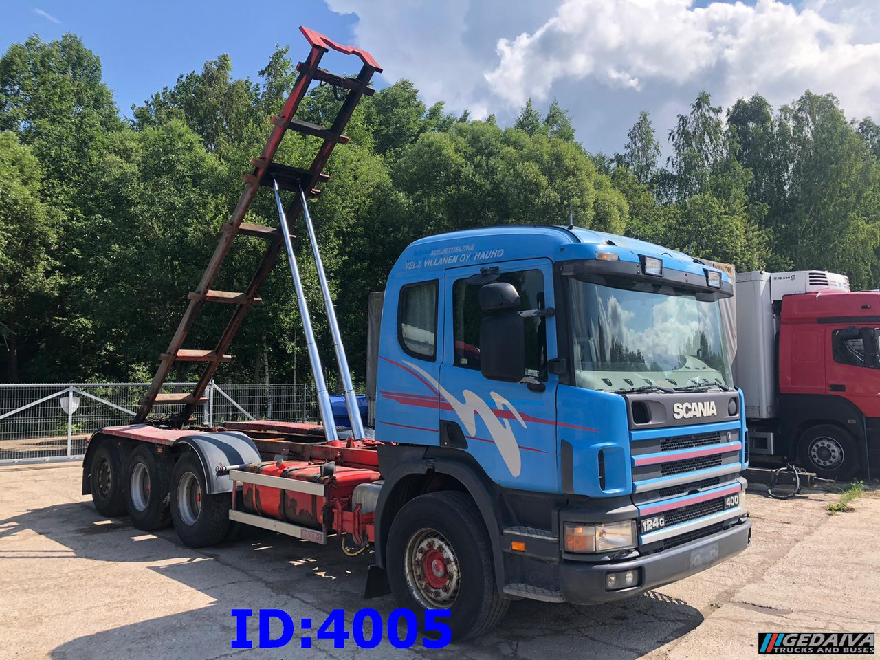 SCANIA 124 400 8x4 - Cable system truck: picture 4 SCANIA 124 400 8x4 - Cable system truck: picture 4