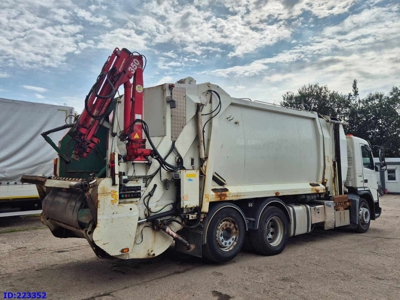 Garbage truck VOLVO FMX 330HP 6x2 Norba RL300. Keox -bio, Ferrari crane, Dynawatt -pressure: picture 15