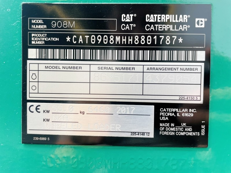 Caterpillar 908M (3637) - Wheel loader: picture 3 Caterpillar 908M (3637) - Wheel loader: picture 3