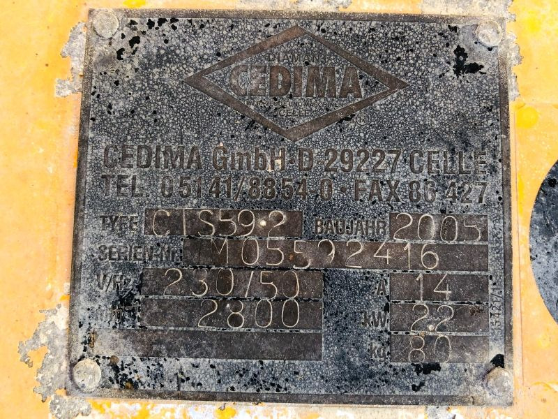 Cedima CTS 59.2 (2907) - Construction equipment: picture 3 Cedima CTS 59.2 (2907) - Construction equipment: picture 3