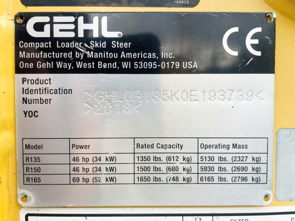 Gehl R135 (4068) - Skid steer loader: picture 3 Gehl R135 (4068) - Skid steer loader: picture 3