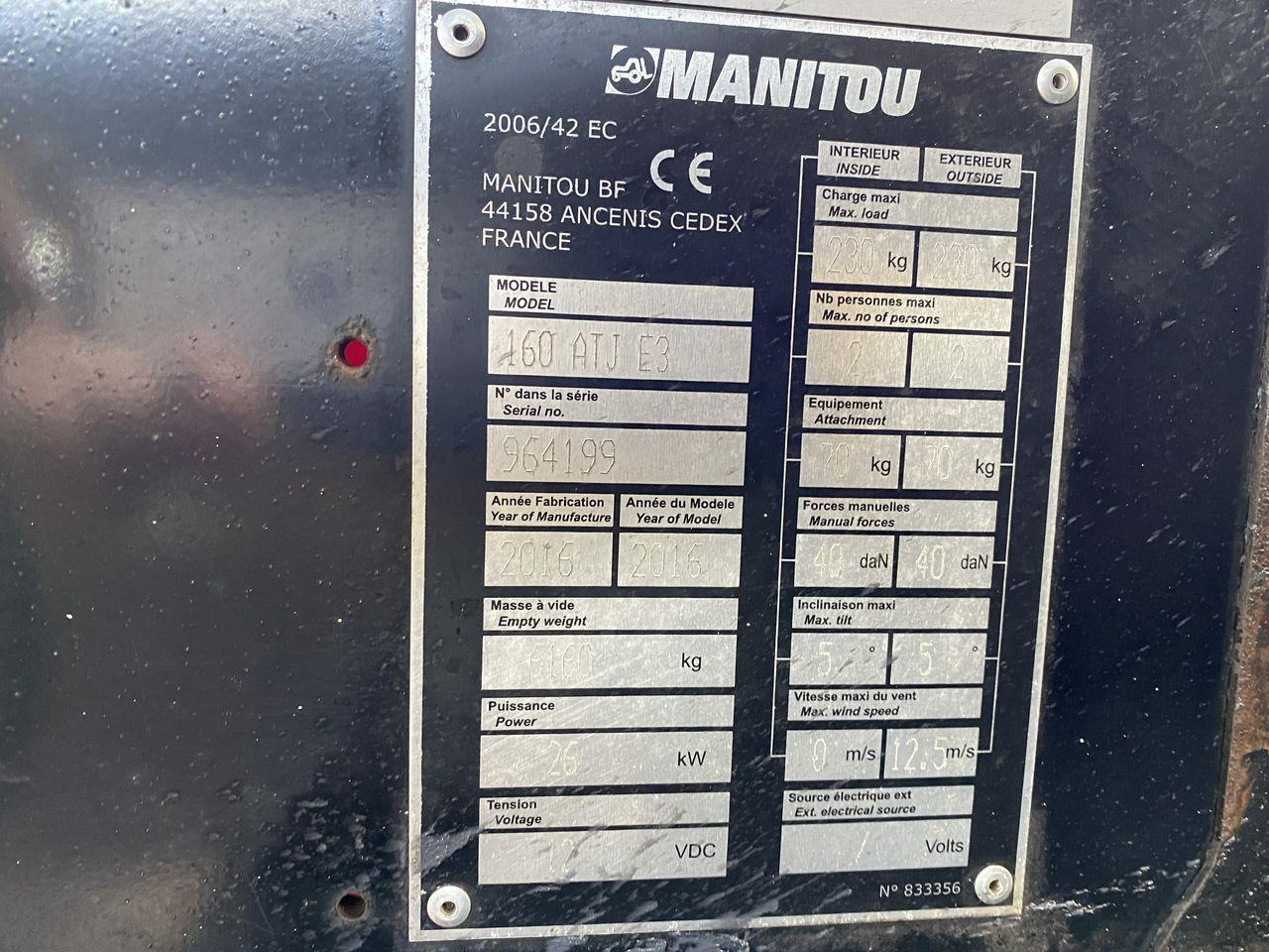 Articulated boom Manitou 160ATJ RC: picture 10