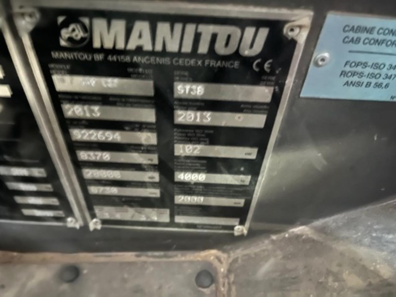 Manitou MLT840-137PS ELITE - Telescopic handler: picture 5 Manitou MLT840-137PS ELITE - Telescopic handler: picture 5