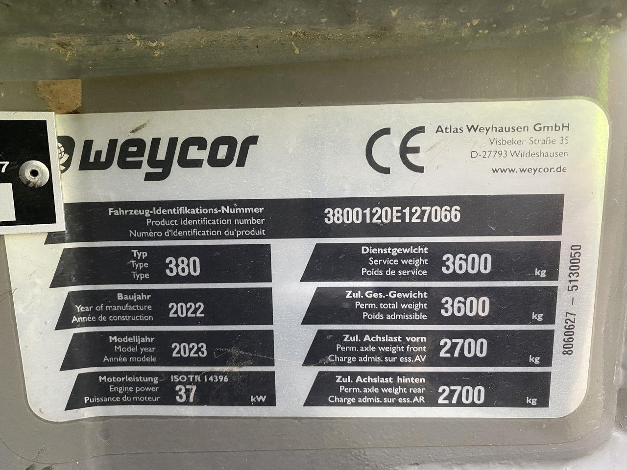 Compact loader Weycor AR380 Agrar: picture 10