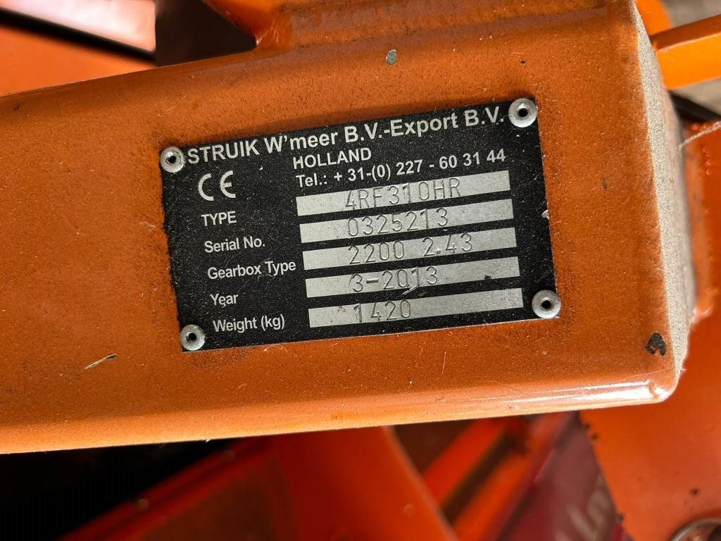 Struik 4RF310HR ruggenfrees - Potato equipment: picture 3 Struik 4RF310HR ruggenfrees - Potato equipment: picture 3