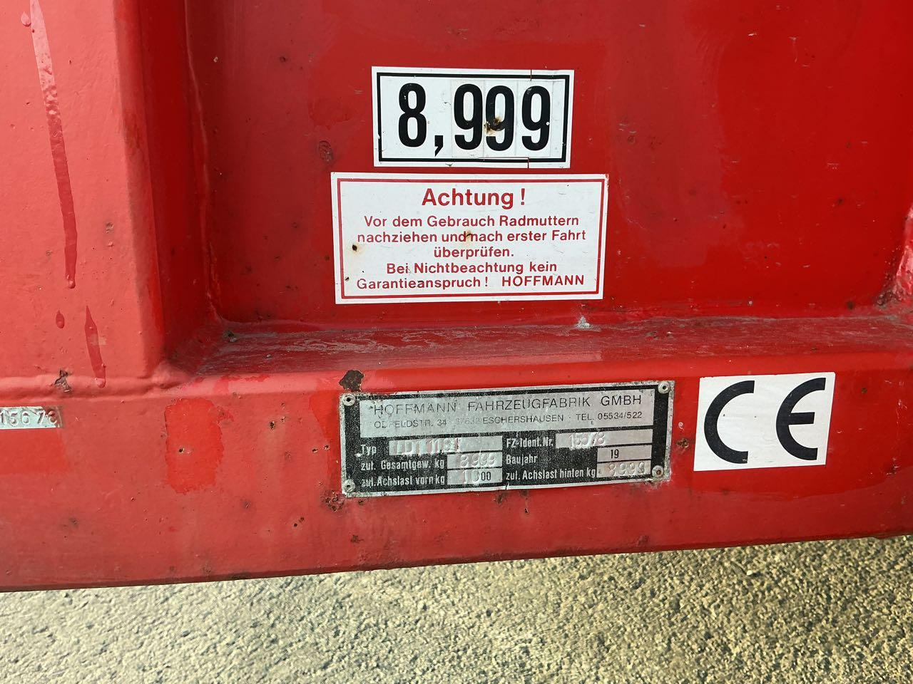 Hoffmann - Farm tipping trailer/ Dumper: picture 2 Hoffmann - Farm tipping trailer/ Dumper: picture 2