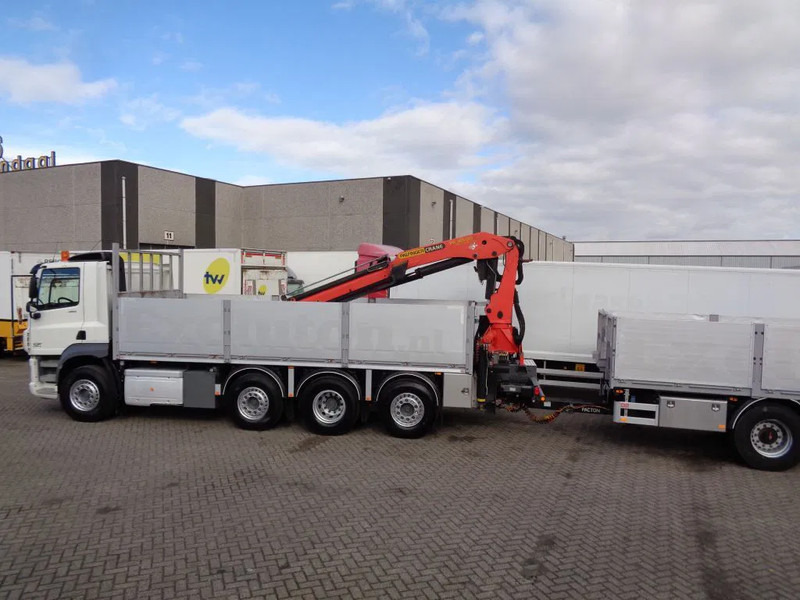 Dropside/ Flatbed truck, Crane truck DAF CF 460 Combi Pacton MXD220 + 8X2 + Manual + Euro 6 + Palfinger PK 18500: picture 19
