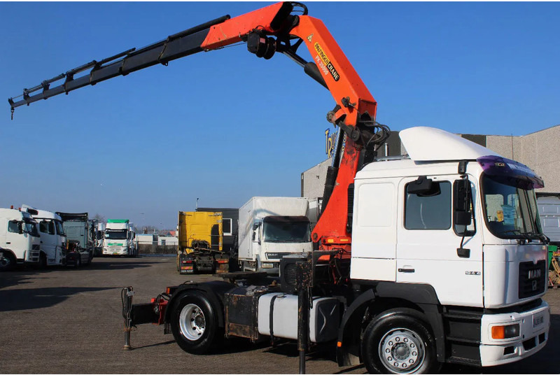 MAN 18.414 + PALFINGER PK35000 F + EURO 2 + MANUAL - Crane truck: picture 2 MAN 18.414 + PALFINGER PK35000 F + EURO 2 + MANUAL - Crane truck: picture 2