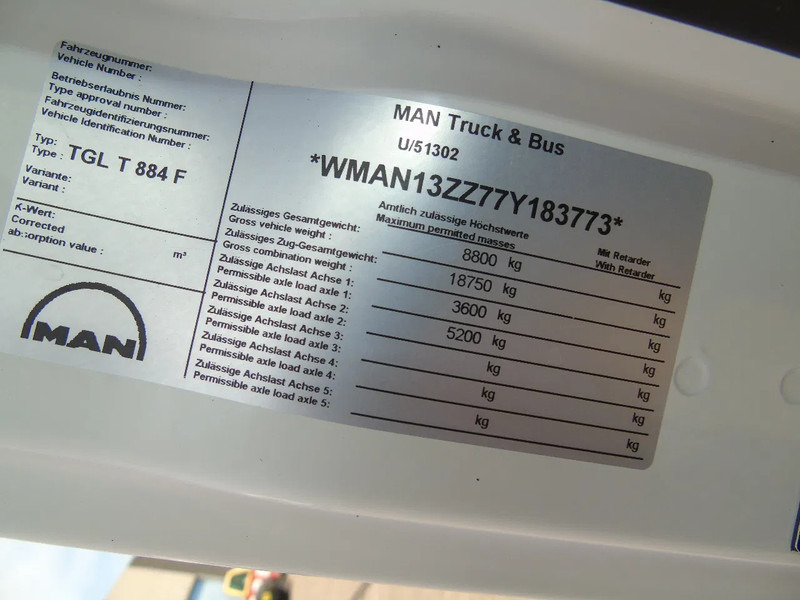 Crane truck MAN TGL 8.180 + PALFINGER + GLASS TRUCK + MANUAL: picture 15 Crane truck MAN TGL 8.180 + PALFINGER + GLASS TRUCK + MANUAL: picture 15