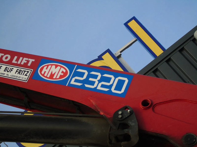 Tipper, Crane truck MAN TGS 28.400 + 6x4 front traction + HMF 2320 + tipper + MANUAL + REMOTE: picture 6