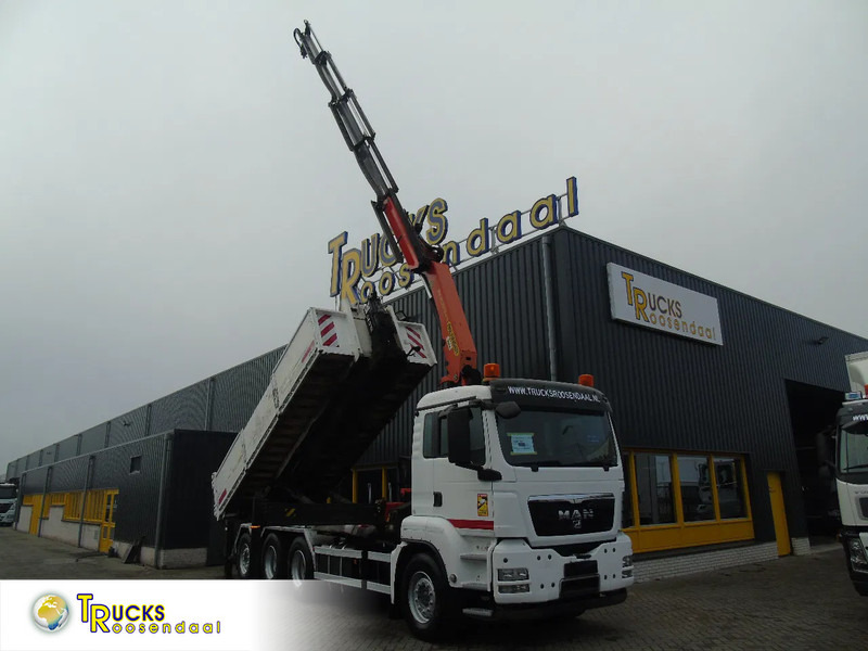 MAN TGS 32.400 + PALFINGER PK23.001EH + HOOKSYSTEM + 8X4 TRIDEM + ROTATOR + EURO 5 - Crane truck: picture 1 MAN TGS 32.400 + PALFINGER PK23.001EH + HOOKSYSTEM + 8X4 TRIDEM + ROTATOR + EURO 5 - Crane truck: picture 1