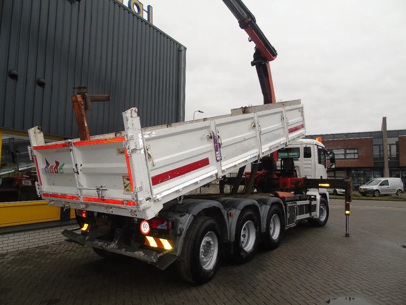 MAN TGS 35.440 + PALFINGER PK23.001eh + 8x4 + tridem steering + euro 5 + REMOTE - Tipper, Crane truck: picture 4 MAN TGS 35.440 + PALFINGER PK23.001eh + 8x4 + tridem steering + euro 5 + REMOTE - Tipper, Crane truck: picture 4