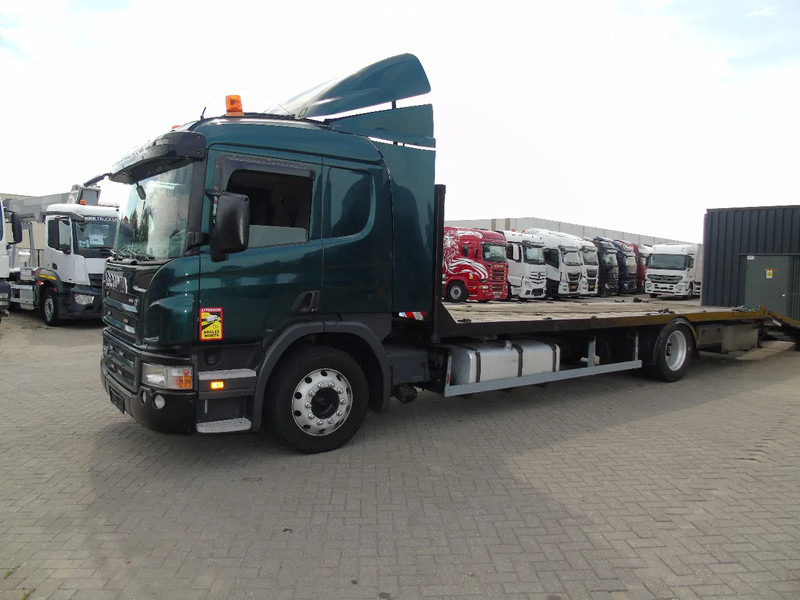 Scania P 270 + manual + hydrolic ramps + WINCH - Autotransporter truck: picture 2 Scania P 270 + manual + hydrolic ramps + WINCH - Autotransporter truck: picture 2