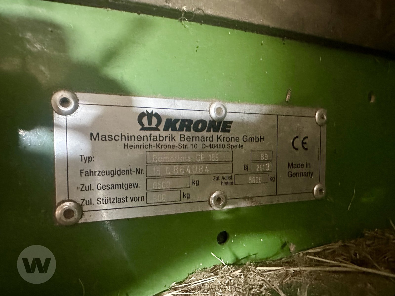 Krone Comprima CF 155 XC - Round baler: picture 2 Krone Comprima CF 155 XC - Round baler: picture 2