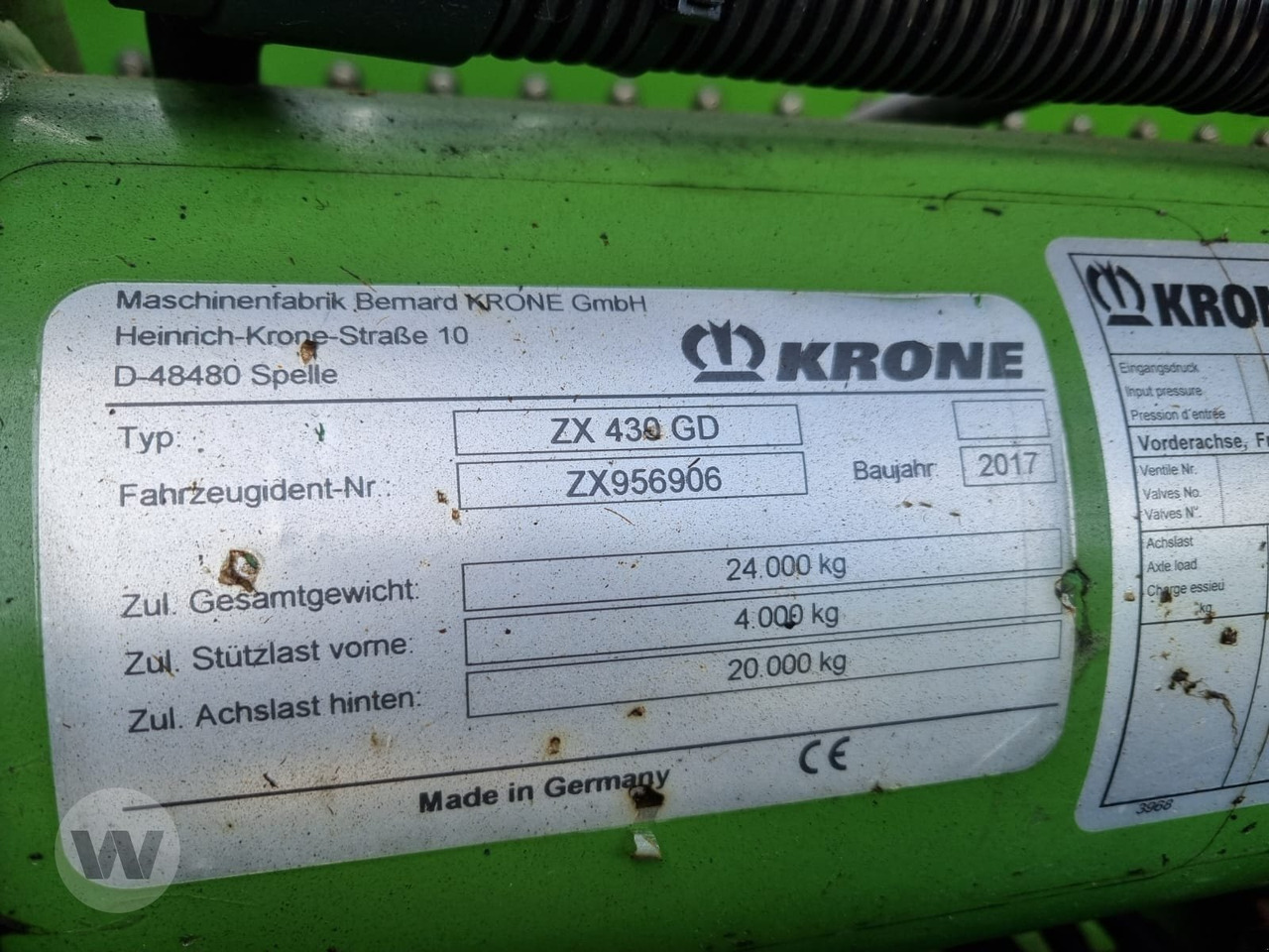 Krone ZX 430 GD - Self-loading wagon: picture 2 Krone ZX 430 GD - Self-loading wagon: picture 2