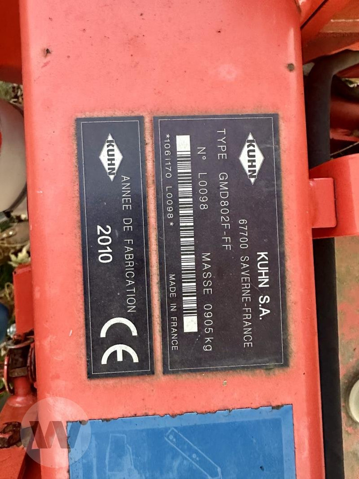 Kuhn GMD 802 F - Mower: picture 5 Kuhn GMD 802 F - Mower: picture 5