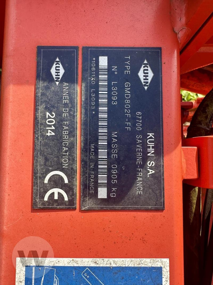 Kuhn GMD 802 F - Mower: picture 5 Kuhn GMD 802 F - Mower: picture 5