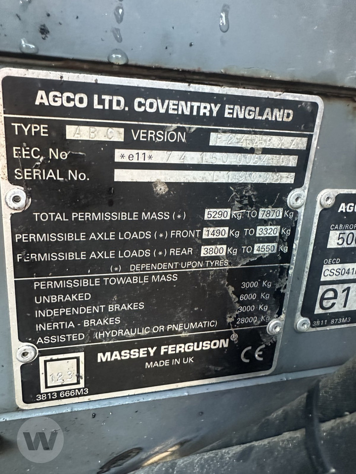 Massey Ferguson 4345 - Farm tractor: picture 2 Massey Ferguson 4345 - Farm tractor: picture 2