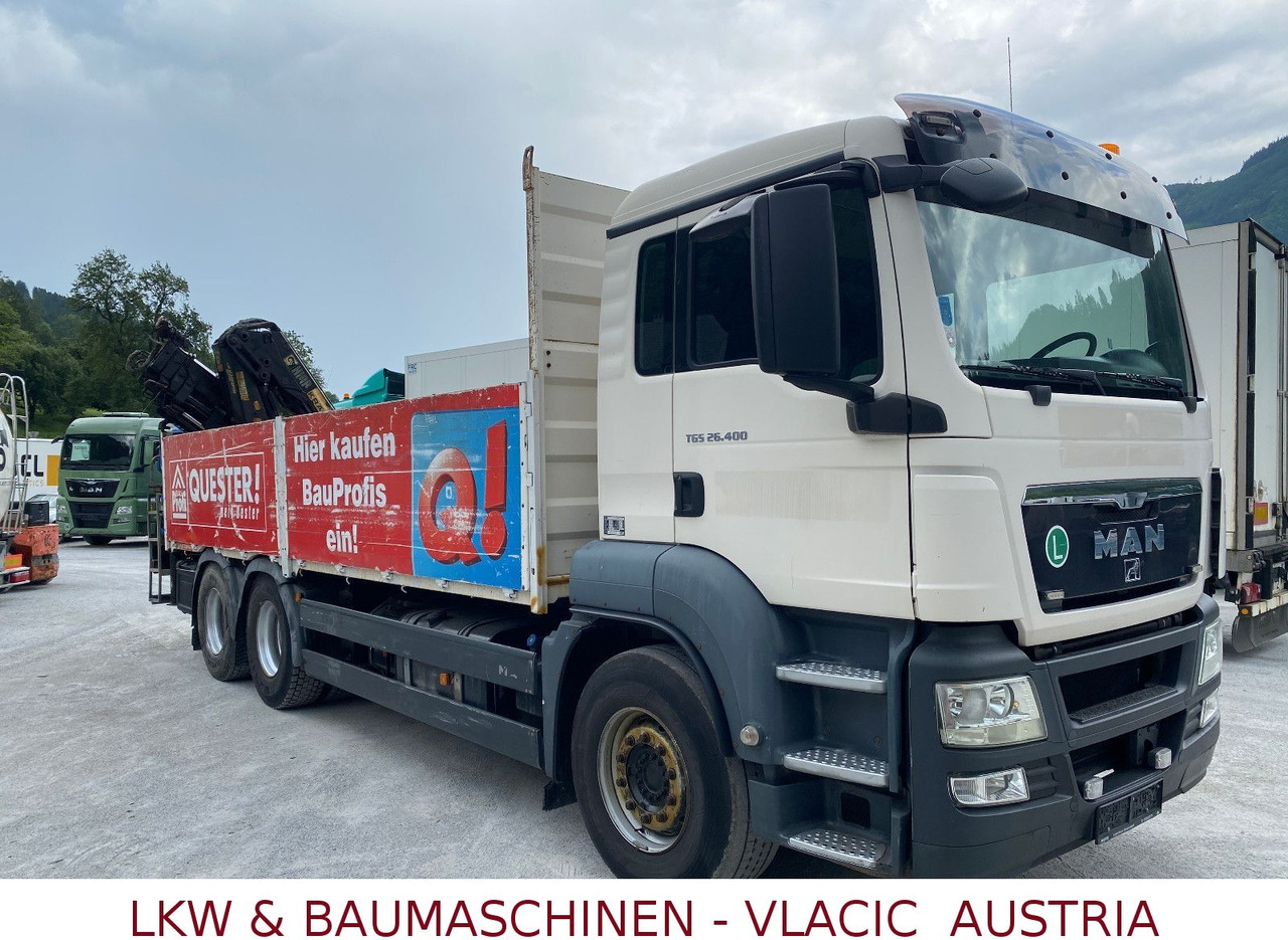 MAN TGS 26.400 6x4 mit Kran HIAB 166 - Dropside/ Flatbed truck, Crane truck: picture 2 MAN TGS 26.400 6x4 mit Kran HIAB 166 - Dropside/ Flatbed truck, Crane truck: picture 2