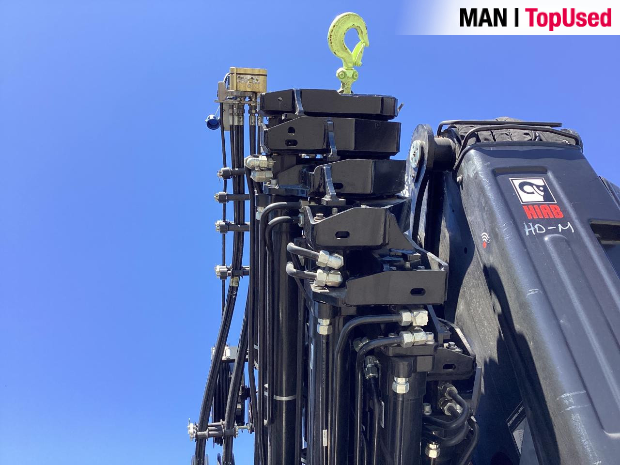 Dropside/ Flatbed truck, Crane truck MAN TGS 35.510 8x4 BL CH HIAB X-HiPro 858 E 8: picture 6