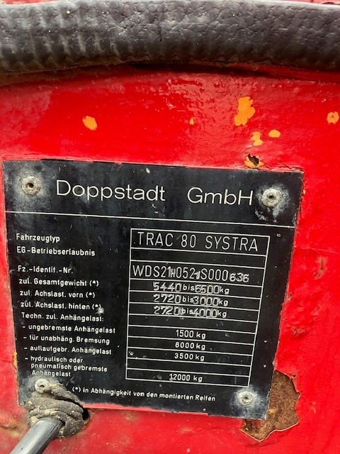 Farm tractor DOPPSTADT Systra Trac 80: picture 12