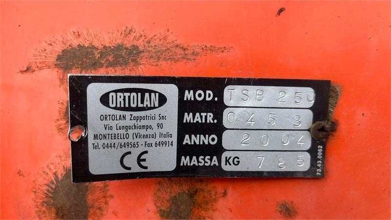 Ortolan TSB 250 Med hydraulisk sideforskydning - Mower: picture 2 Ortolan TSB 250 Med hydraulisk sideforskydning - Mower: picture 2